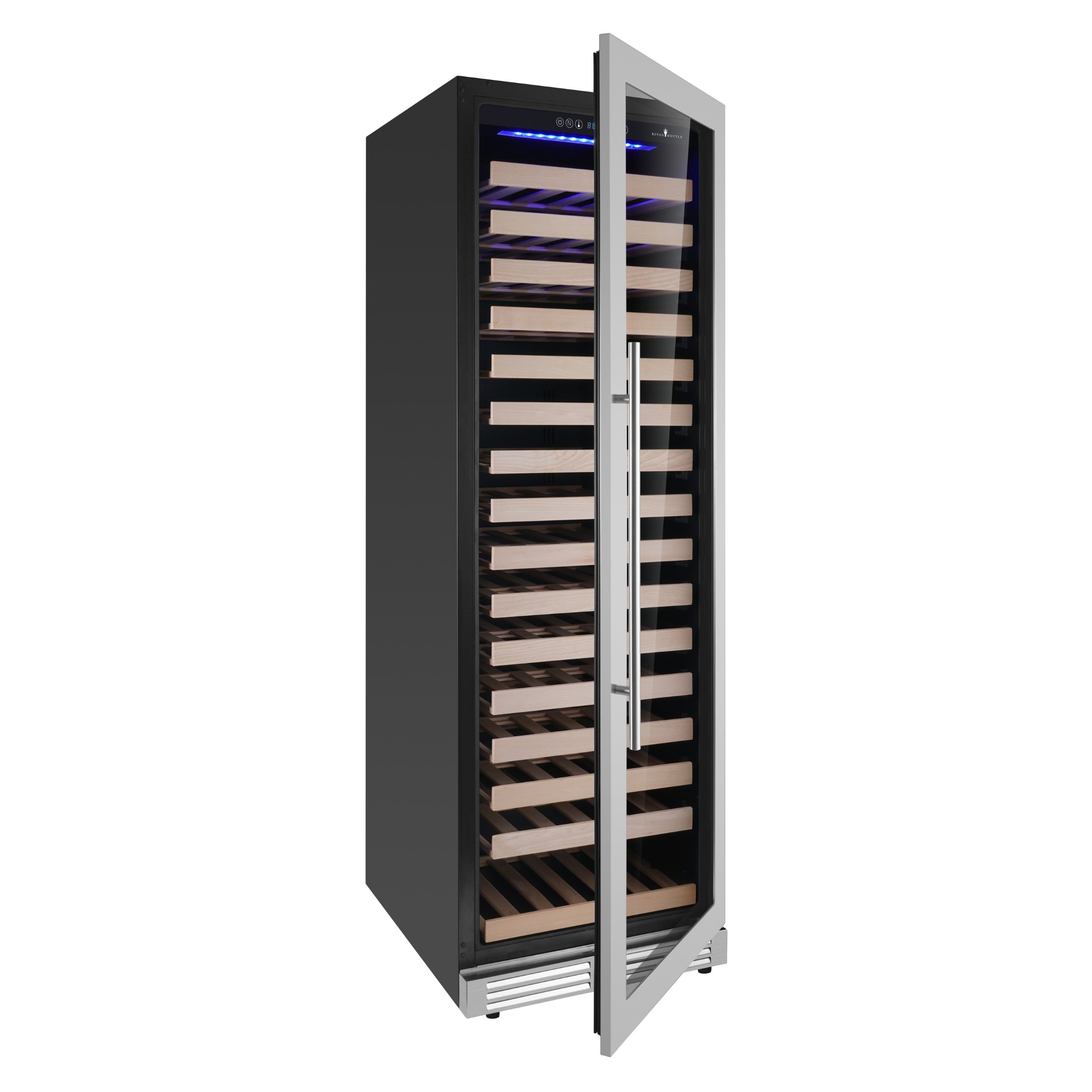 Upright Single Zone Large Wine Cooler With Low-E Glass Door