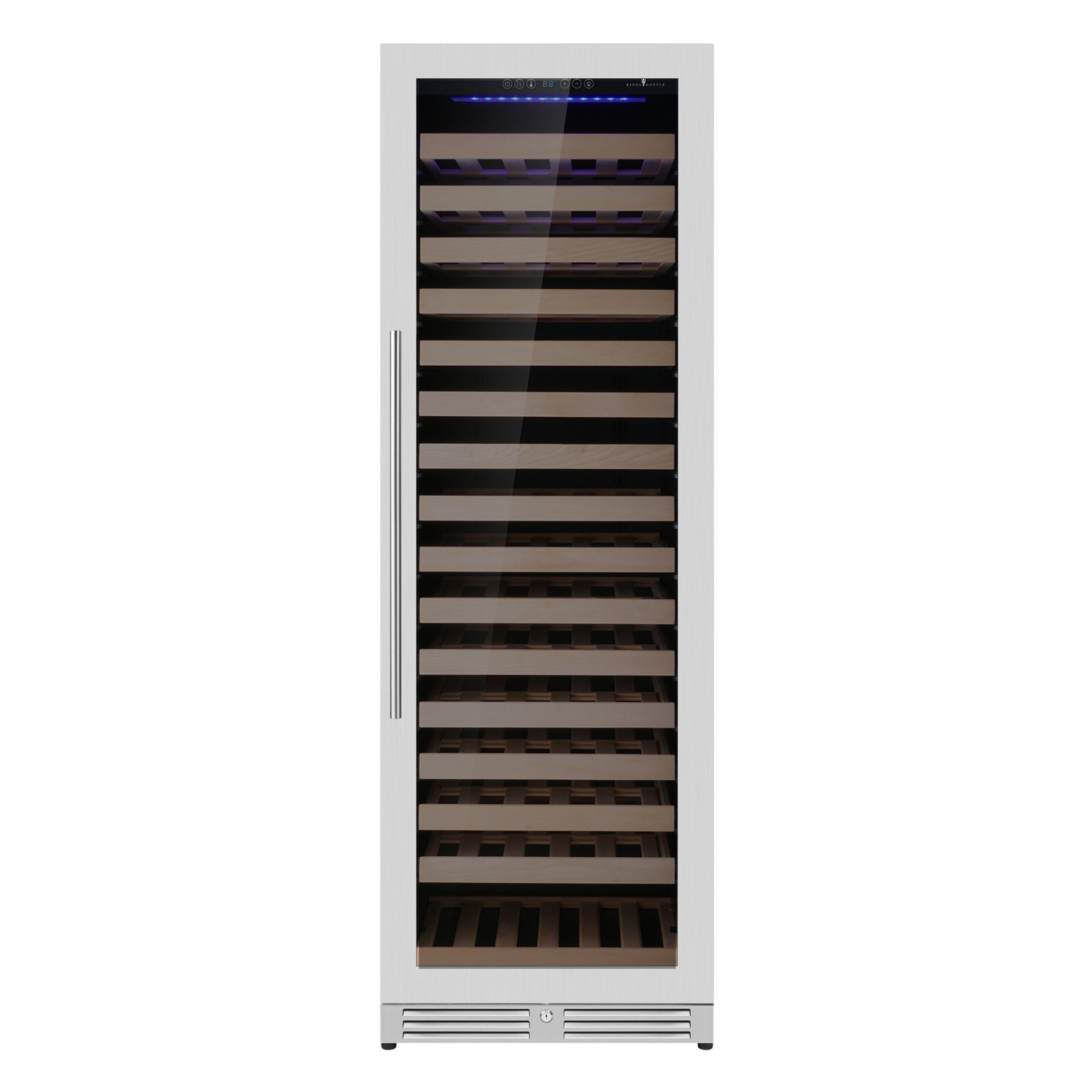 Upright Single Zone Large Wine Cooler With Low-E Glass Door