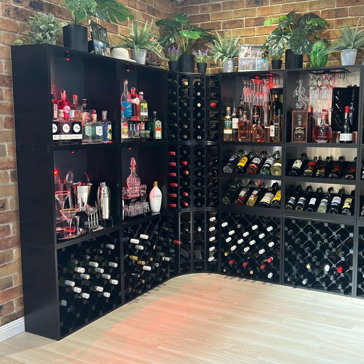 24 Bottle Compact Cross Wine Cube