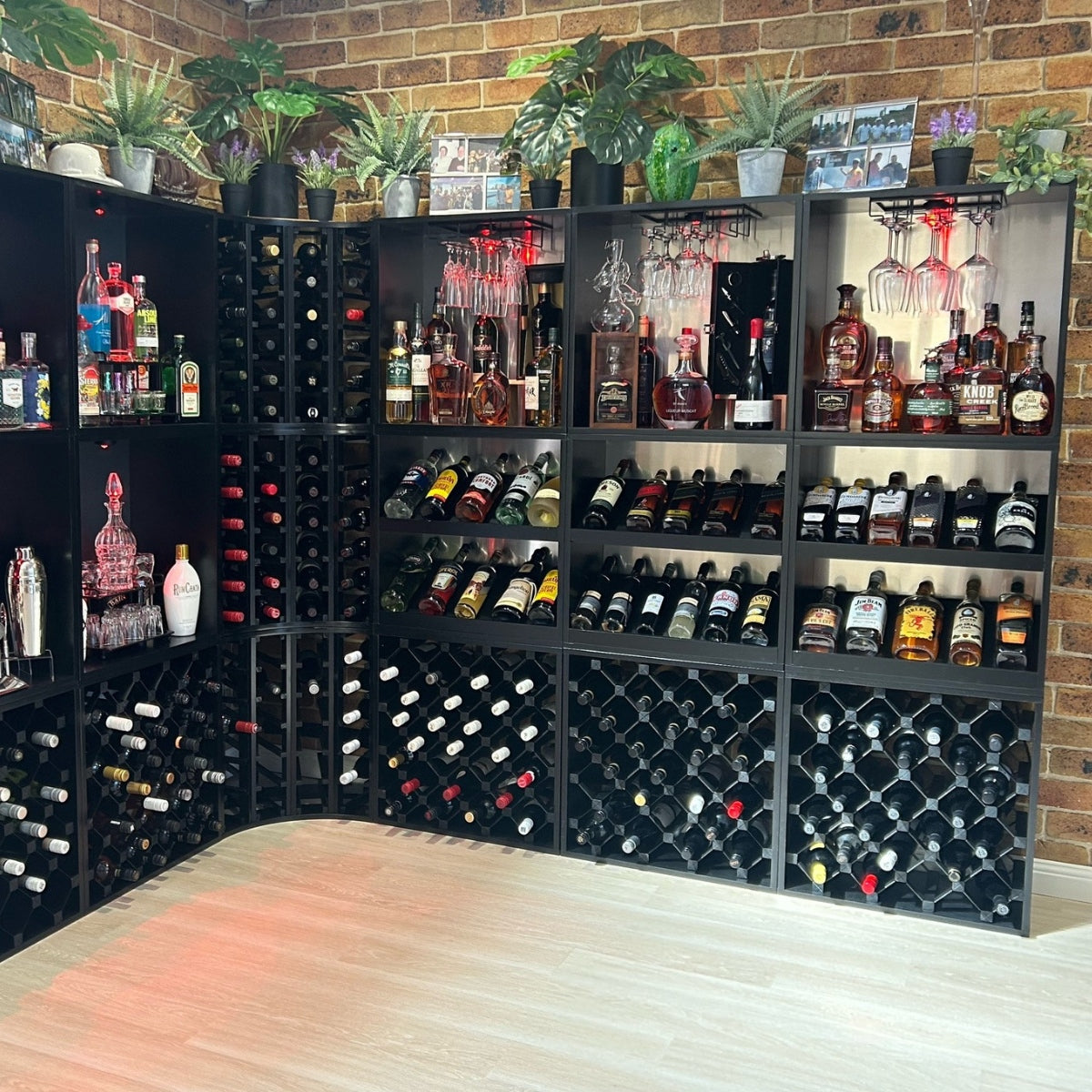 14 Bottle Display Wine Cube