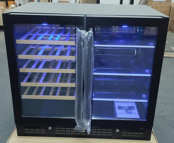 Refurbished - 36-Inch Dual-Zone Wine & Beverage Center