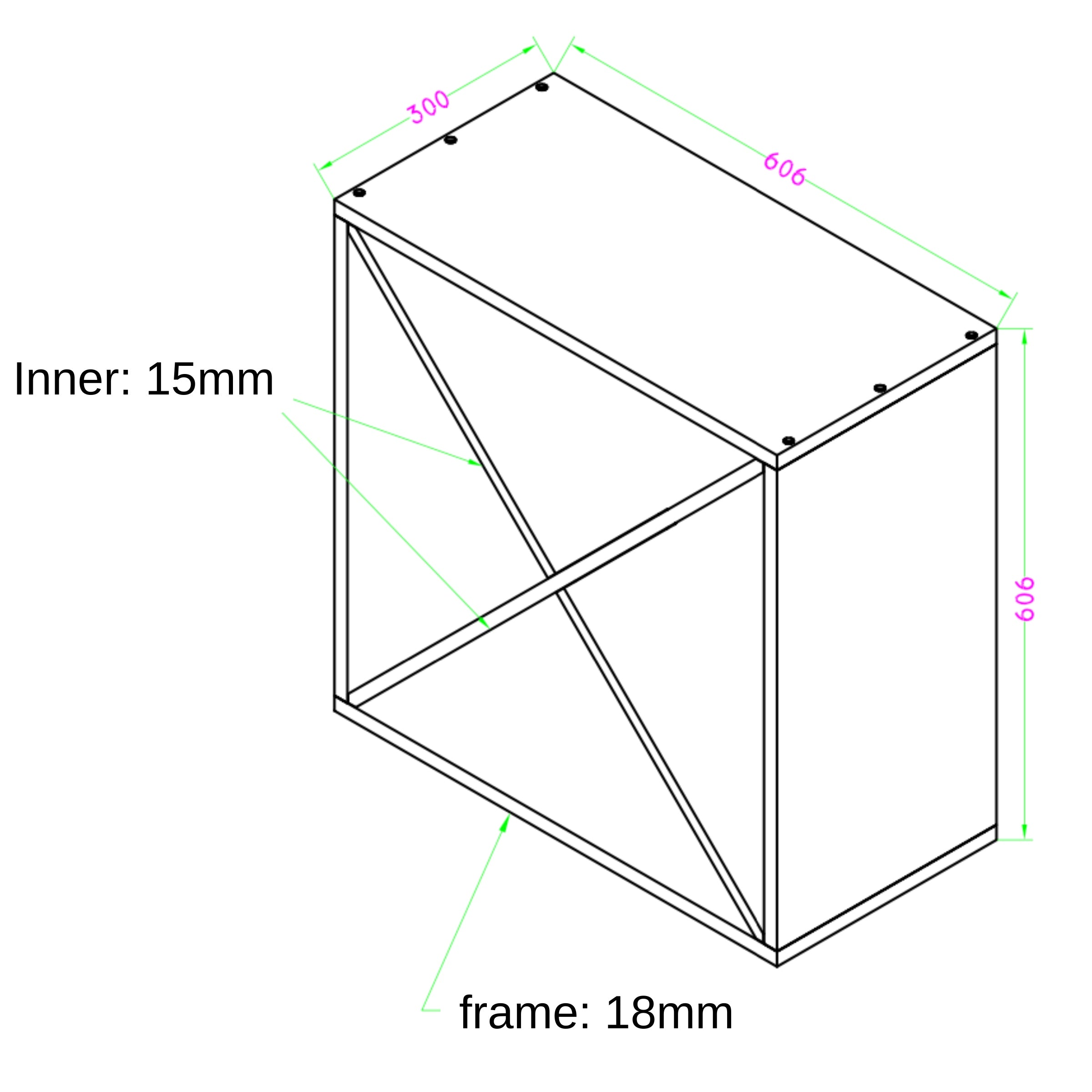 Technical dimensions diagram (primary)