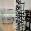 Wall Mounted Metal Rail Wine Pegs