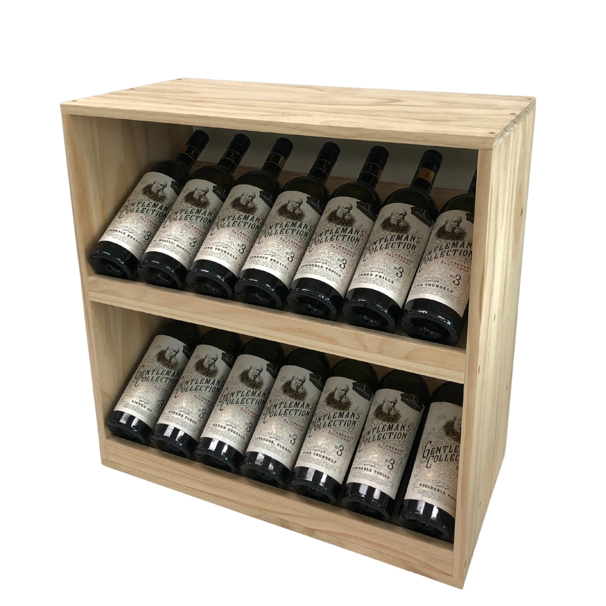 14 Bottle Display Wine Cube | 18mm Thick