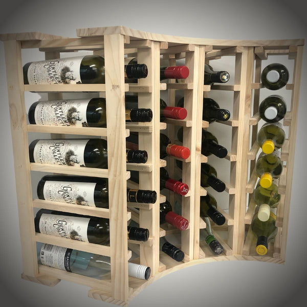 24-Bottle Corner Wine Cube