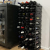 Custom Built Black Onyx Finish Wine Rack | Pre-Assembled