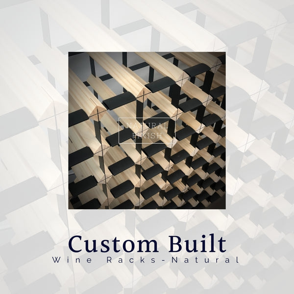 Custom Timber Wine Rack | Natural Pine