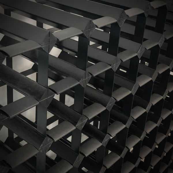 Custom Timber Wine Rack | Black Onyx