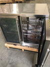 Refurbished Heating Glass Double Door Under Counter Beverage Cooler Fridge