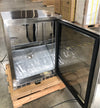 Full Stainless Steel Heating Glass Door Beverage Fridge - REFURBISHED On Sale