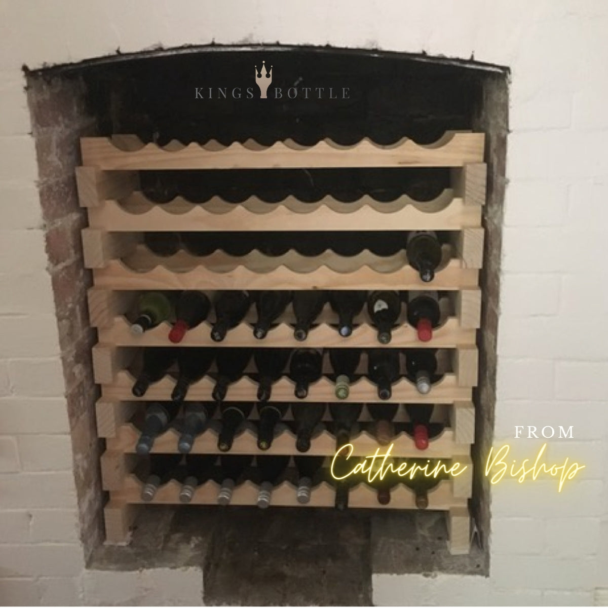 Individual modular wine racks Lifestyle