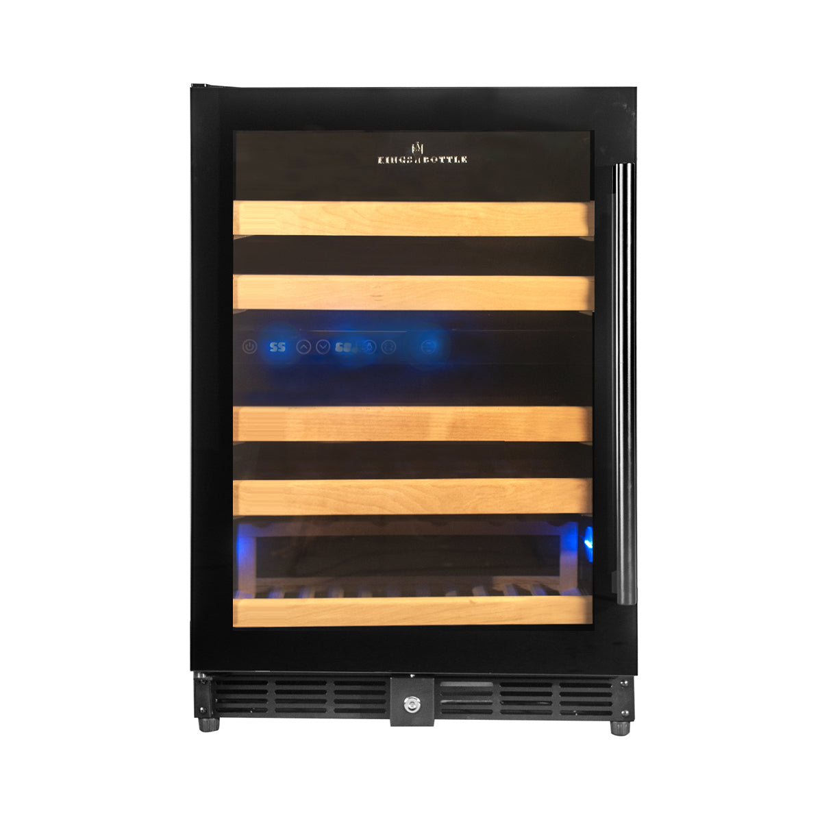 44 Bottles 24 Inch Under Counter Dual Zone Wine Cooler Drinks