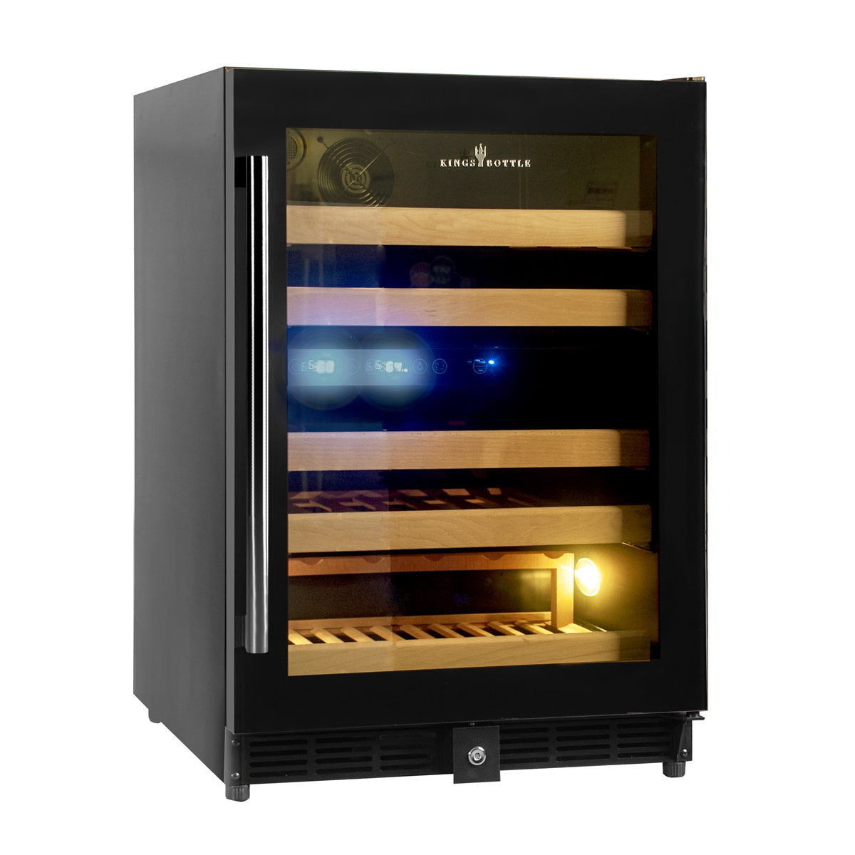 44 Bottles 24 Inch Under Counter Dual Zone Wine Cooler Drinks