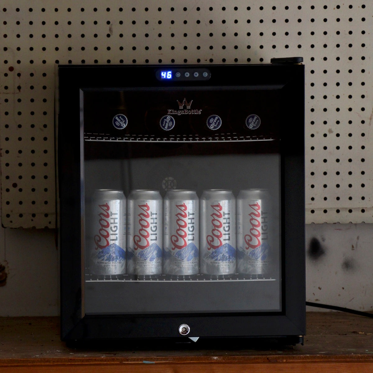 Compact 45-Can Mini Bar Fridge