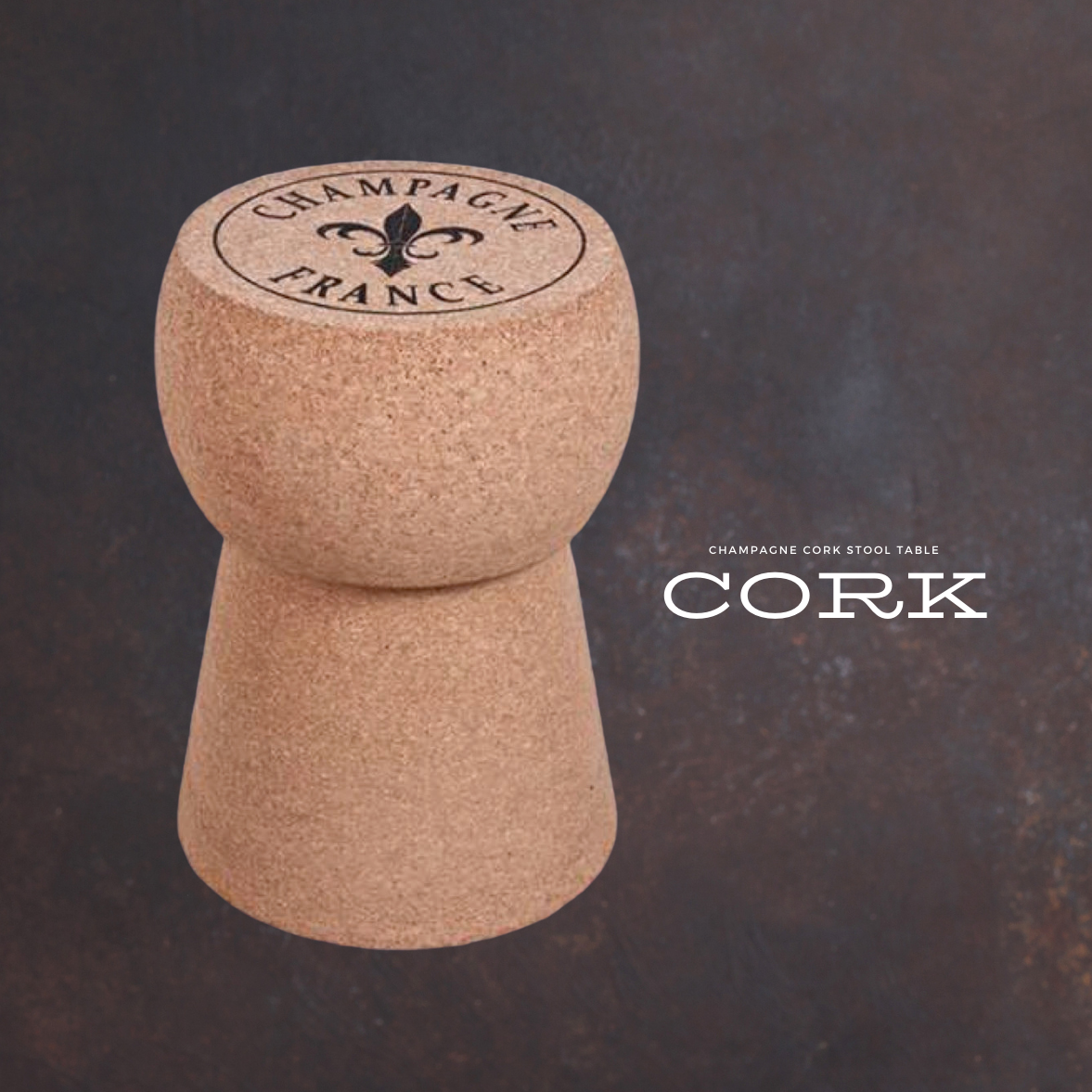 Champagne Cork Stool Cork Table KBX001F