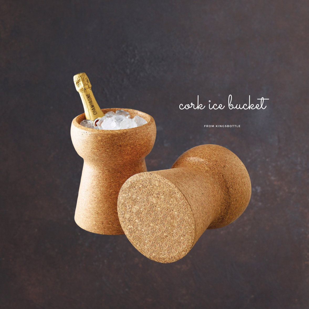 Champagne Cork Ice Bucket KBX002CIB