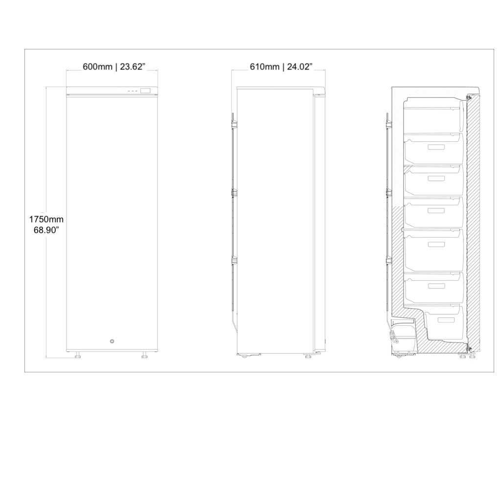 -10~-25°C 270L Biomedical Freezer