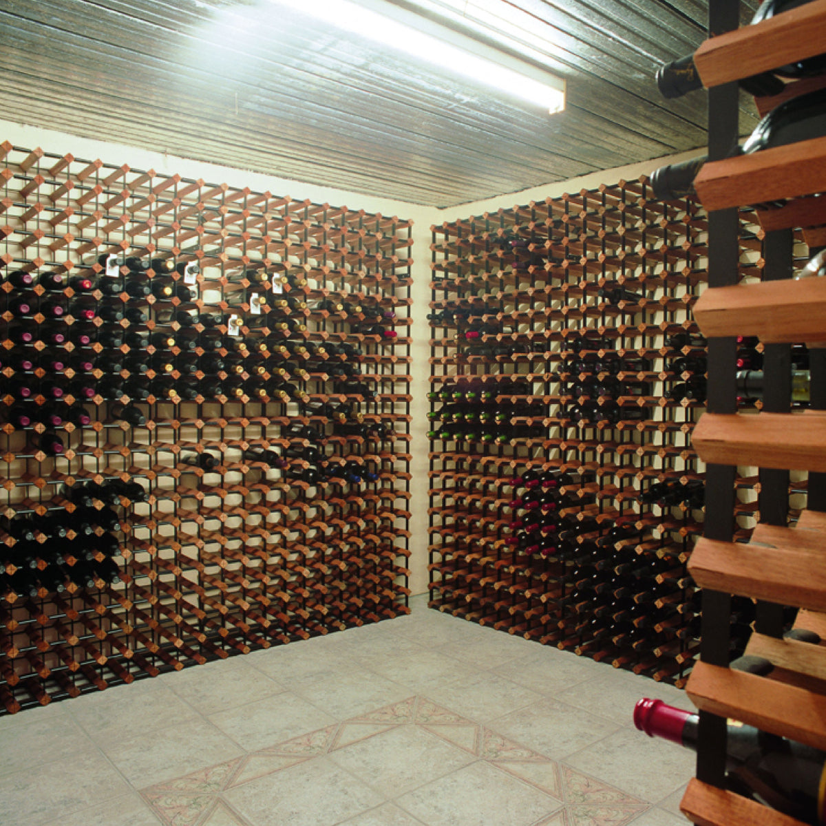 Custom Built Wine Rack | Rustic hardwood | Un-Assembled