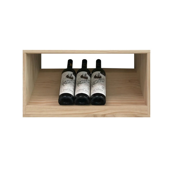 7-Bottle Display Wine Cube