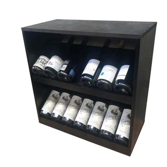 14 Bottle Display Wine Cube | 15mm Thick