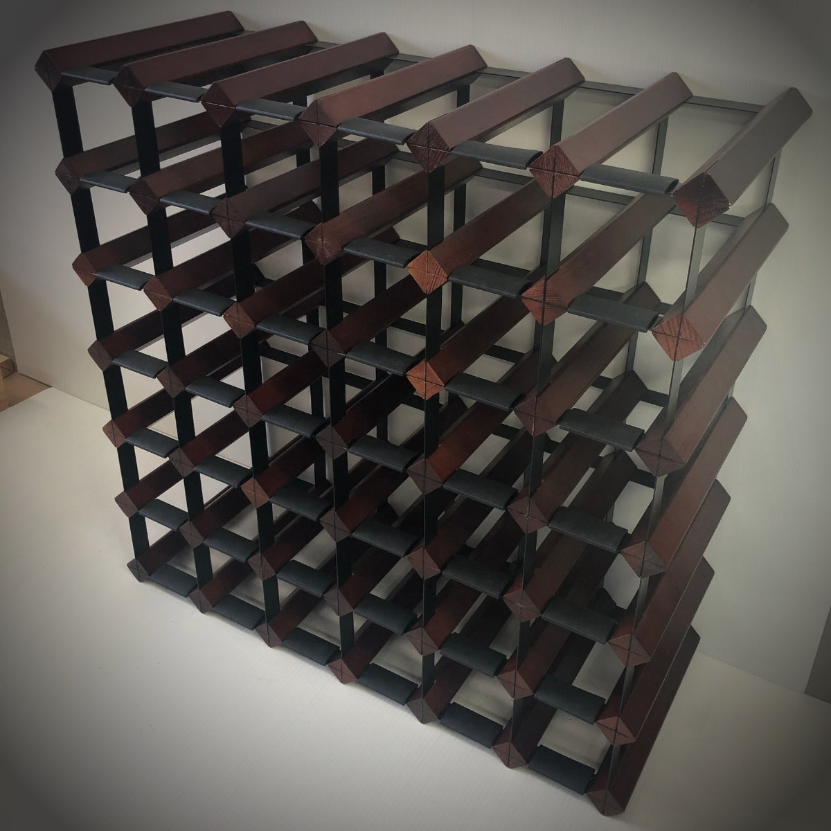 42 Bottle Timber Wine Rack | 6x6 Configuration