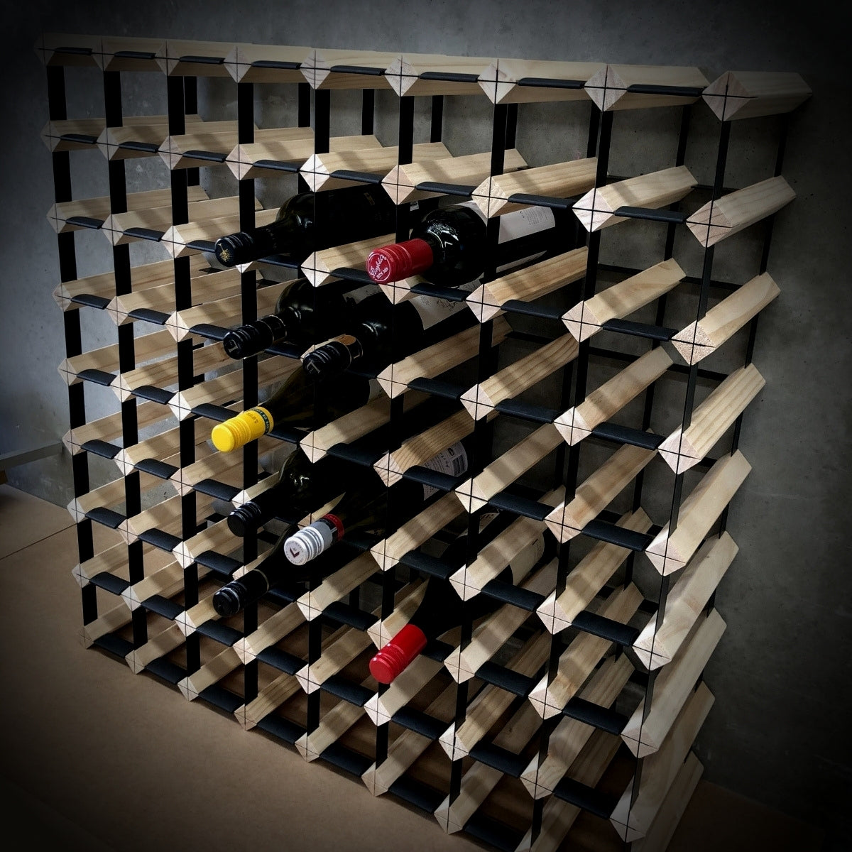 Classic Timber Wine Rack ｜ 12 to 130 Bottles