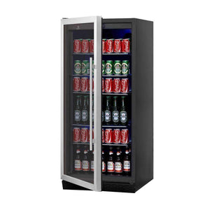 Beverage Cooler Refrigerator Glass Door | KingsBottle Upright Drink Center